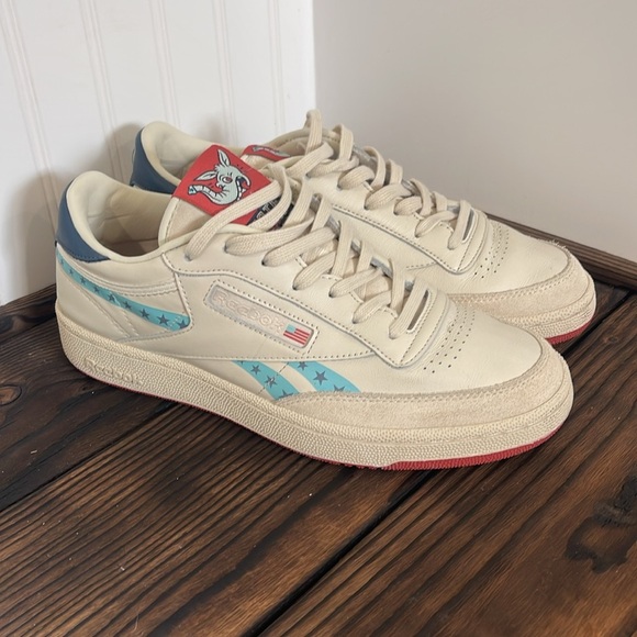 Reebok Club C Limited Edition Vote 2020- 500 Pairs Made Men's Sneakers - Picture 2 of 8